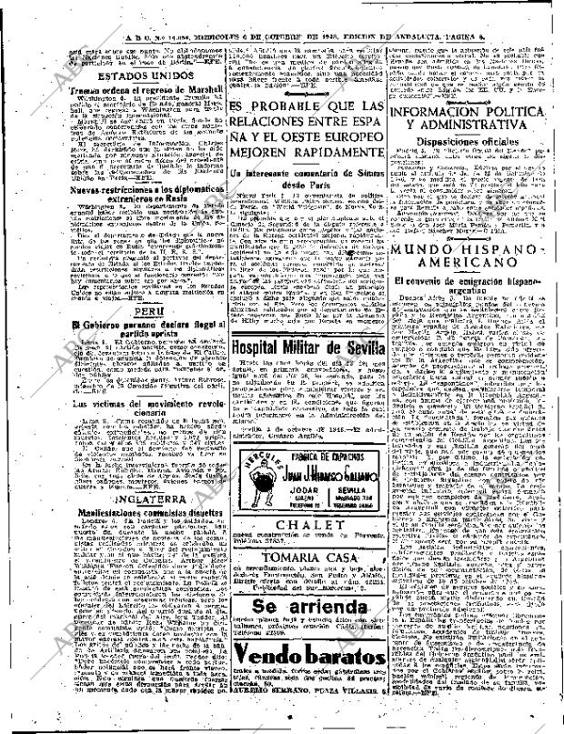 ABC SEVILLA 06-10-1948 página 8