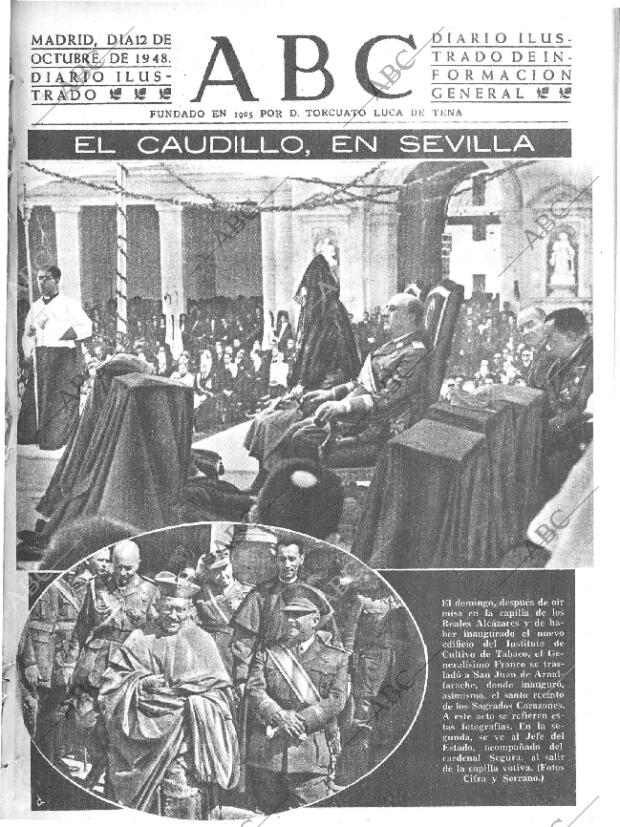 ABC MADRID 12-10-1948 página 1