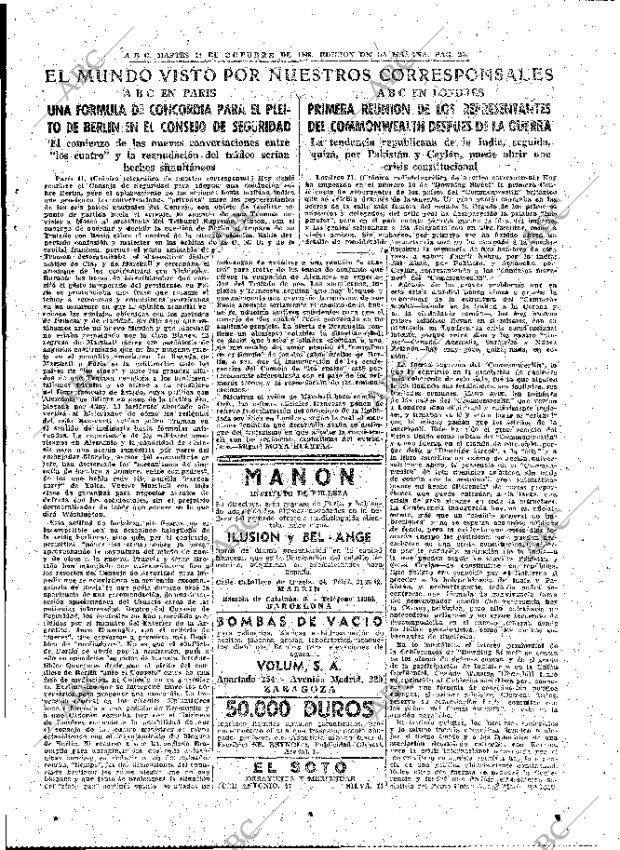 ABC MADRID 12-10-1948 página 25