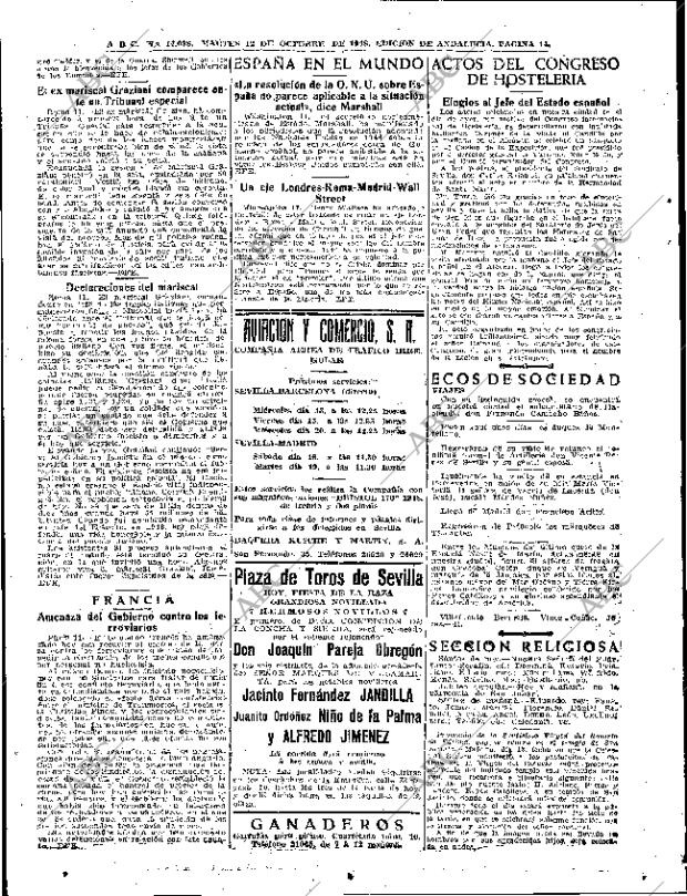 ABC SEVILLA 12-10-1948 página 14
