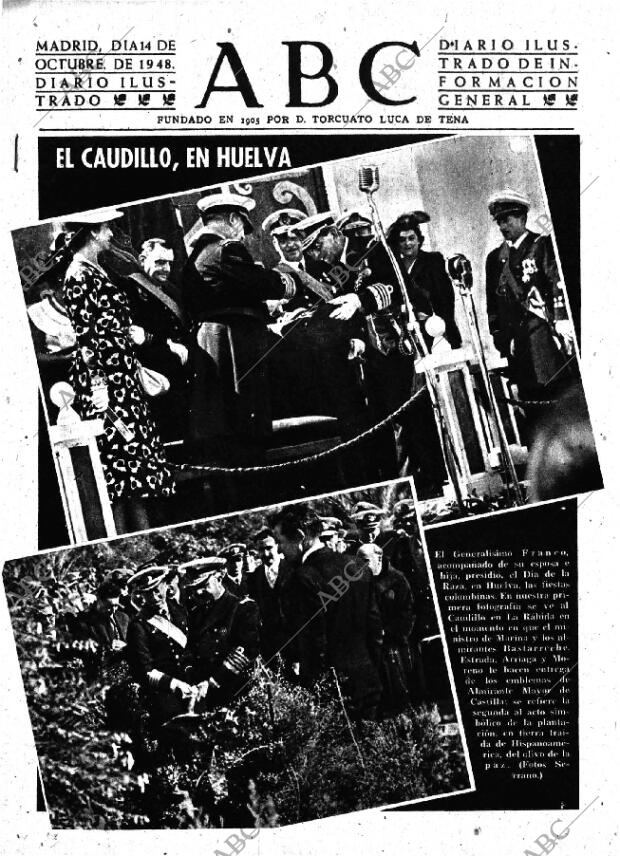 ABC MADRID 14-10-1948 página 1