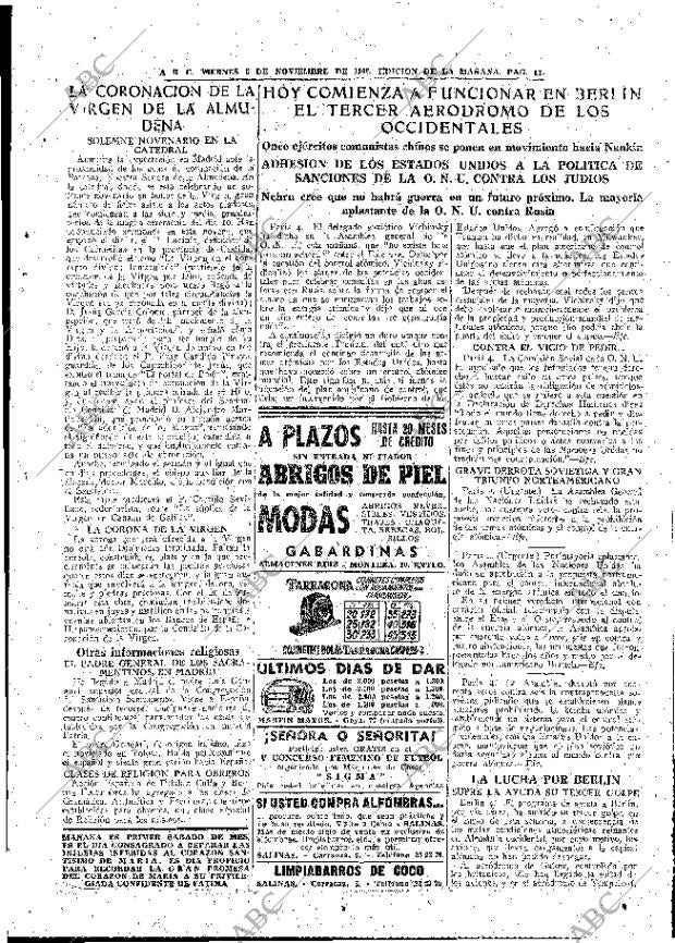 ABC MADRID 05-11-1948 página 11