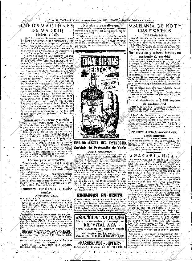 ABC MADRID 05-11-1948 página 15