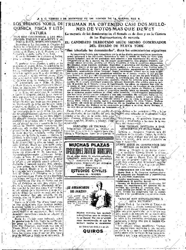ABC MADRID 05-11-1948 página 9