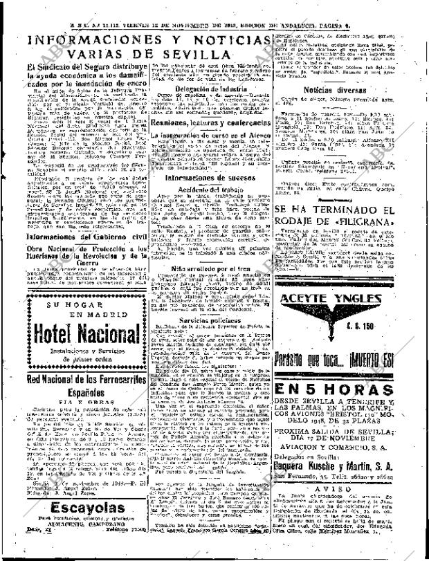 ABC SEVILLA 12-11-1948 página 9