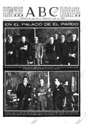 ABC MADRID 18-11-1948 página 1