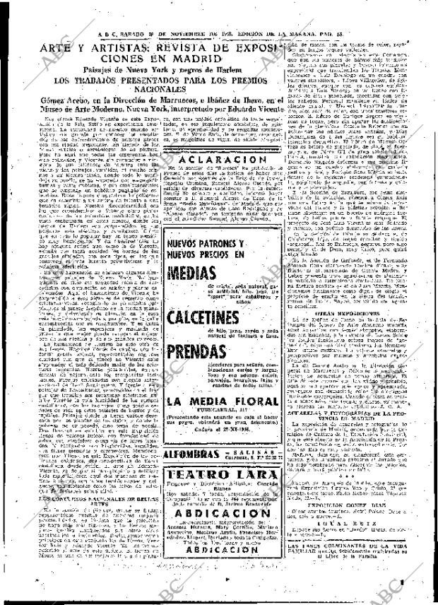 ABC MADRID 20-11-1948 página 15