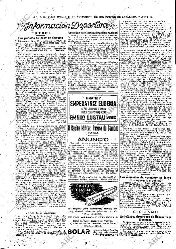 ABC SEVILLA 25-11-1948 página 11