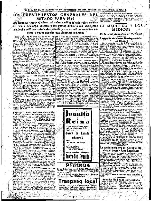 ABC SEVILLA 30-11-1948 página 7