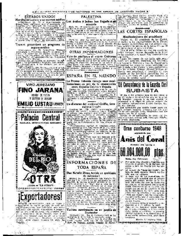 ABC SEVILLA 01-12-1948 página 6