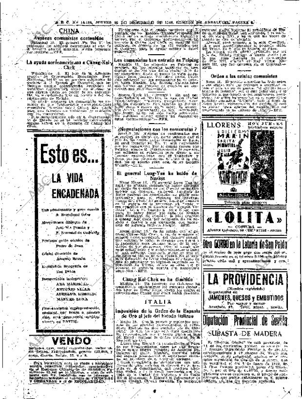 ABC SEVILLA 16-12-1948 página 4