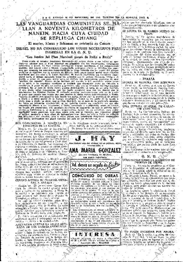 ABC MADRID 18-12-1948 página 9