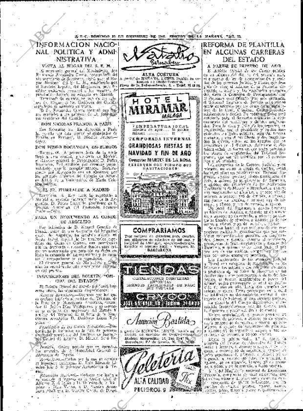 ABC MADRID 19-12-1948 página 22