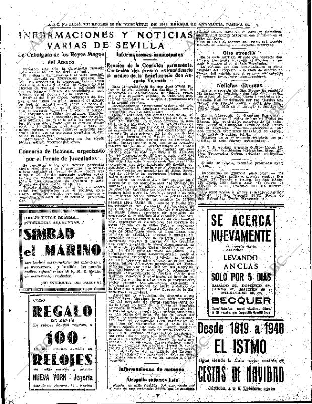 ABC SEVILLA 22-12-1948 página 11