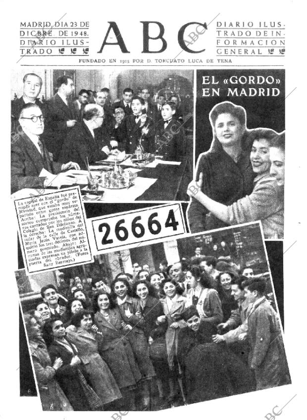 ABC MADRID 23-12-1948 página 1