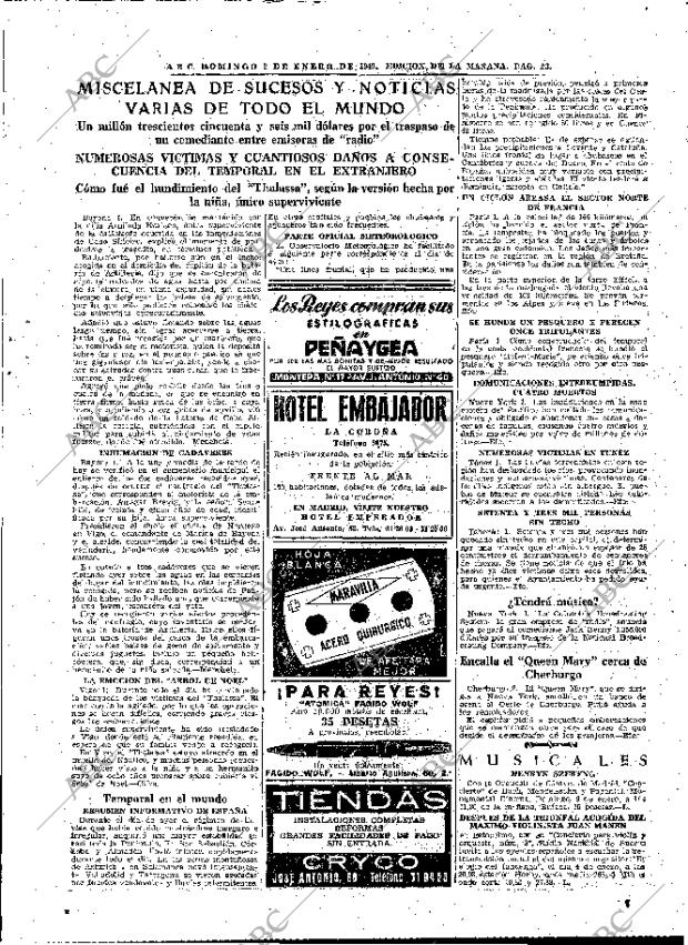 ABC MADRID 02-01-1949 página 23