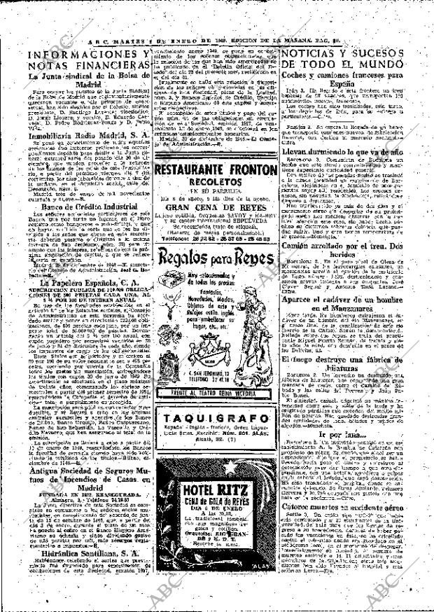 ABC MADRID 04-01-1949 página 20