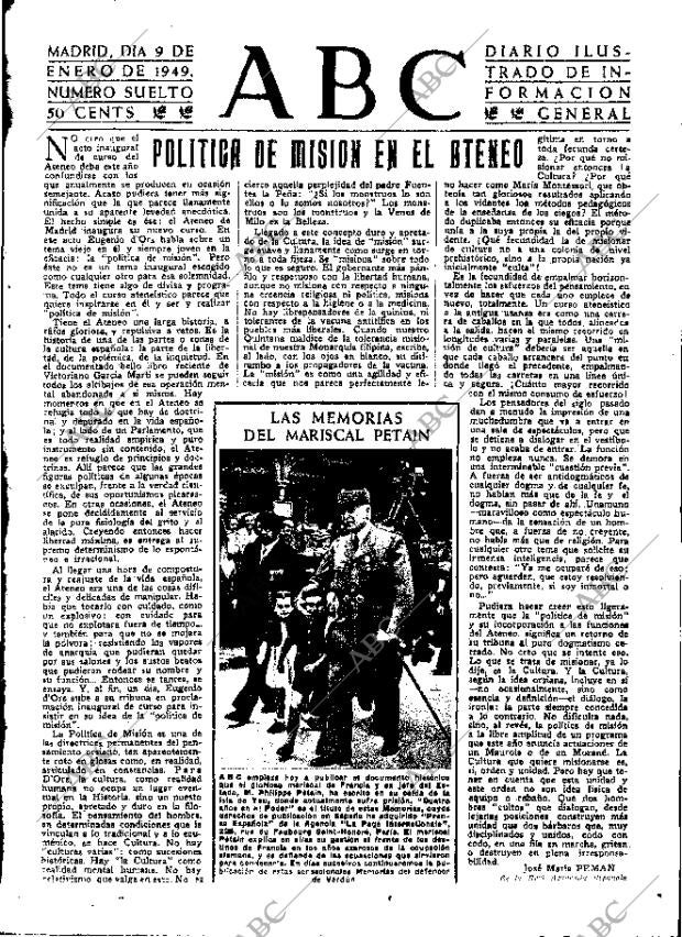 ABC MADRID 09-01-1949 página 3