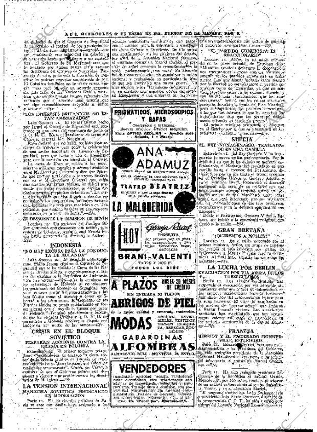 ABC MADRID 12-01-1949 página 9