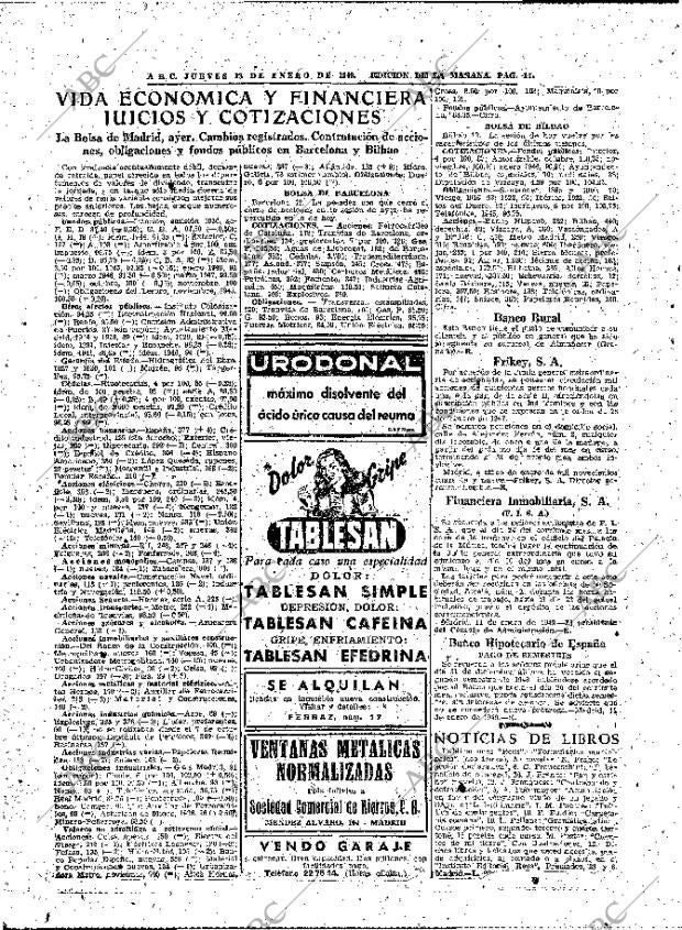 ABC MADRID 13-01-1949 página 14