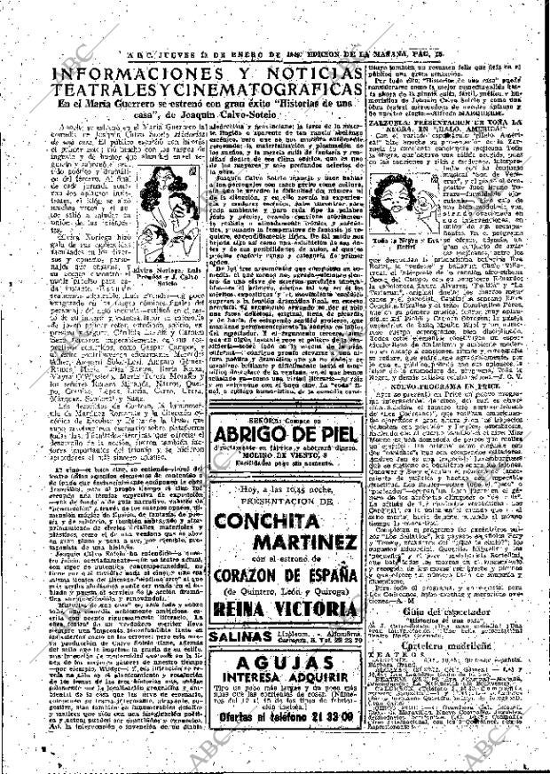 ABC MADRID 13-01-1949 página 15