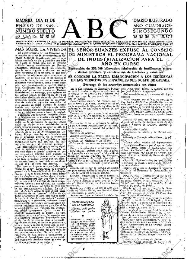 ABC MADRID 13-01-1949 página 7