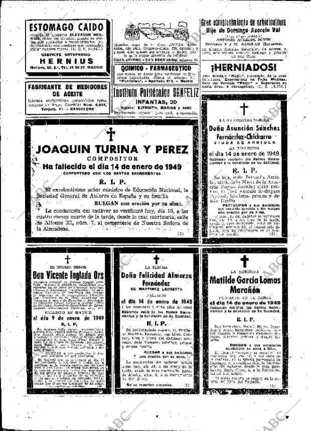 ABC MADRID 15-01-1949 página 18