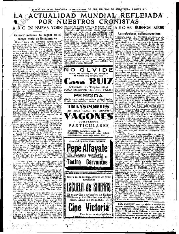 ABC SEVILLA 16-01-1949 página 9