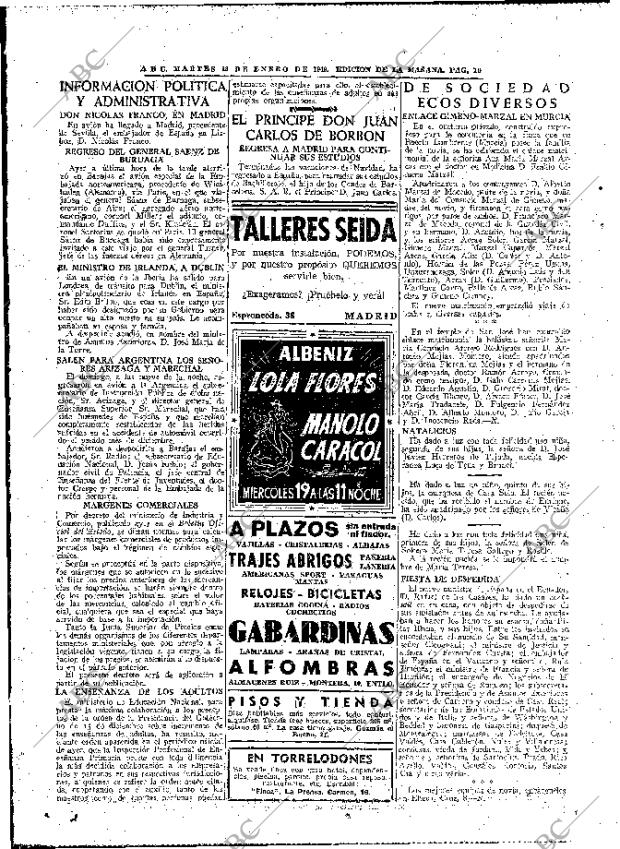 ABC MADRID 18-01-1949 página 10