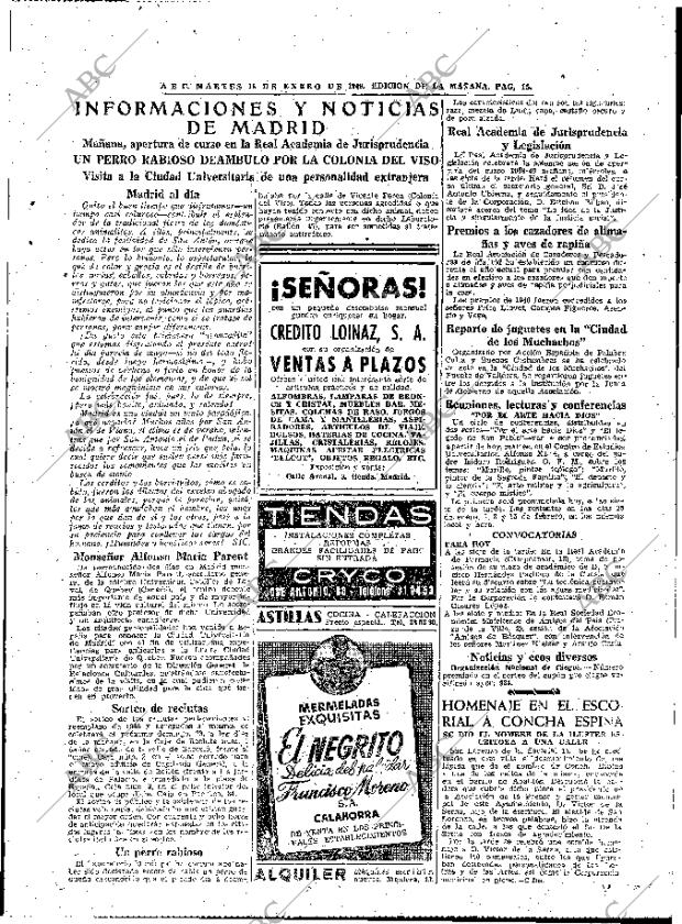 ABC MADRID 18-01-1949 página 15