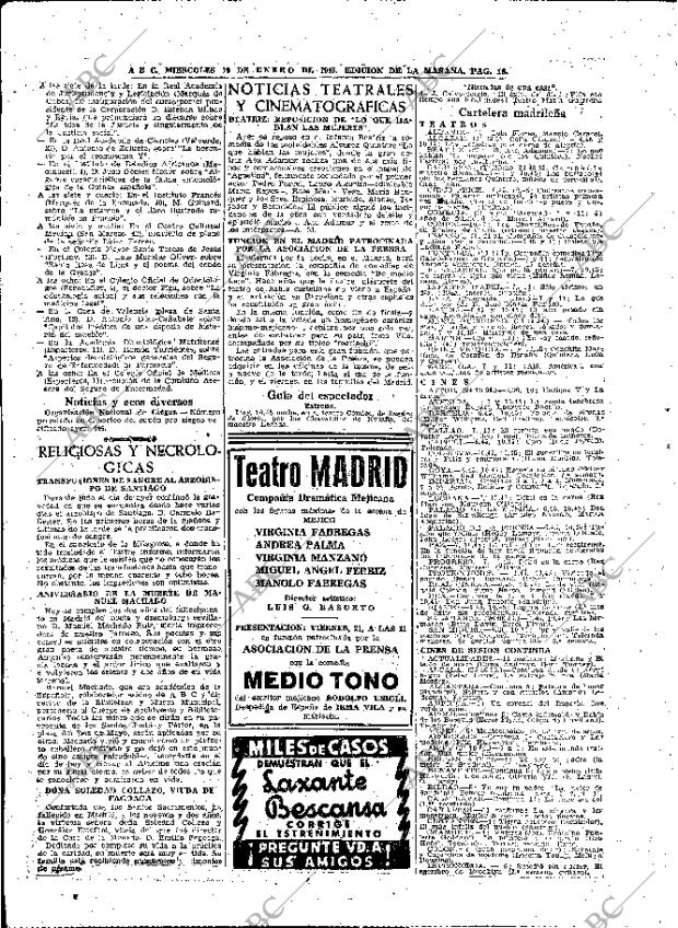 ABC MADRID 19-01-1949 página 16