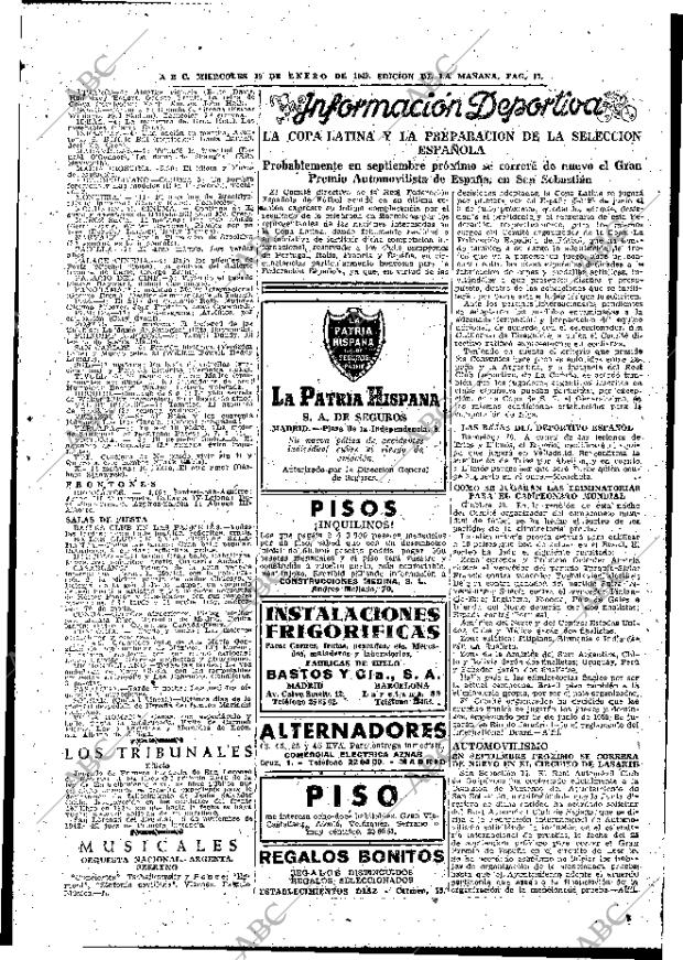 ABC MADRID 19-01-1949 página 17