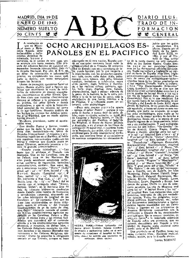 ABC MADRID 19-01-1949 página 3