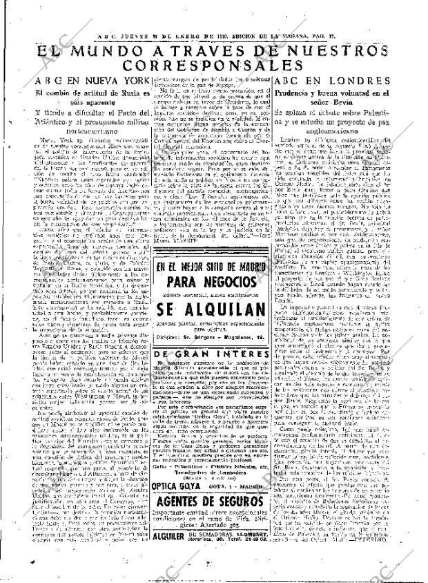 ABC MADRID 20-01-1949 página 17