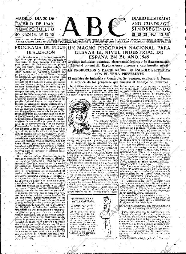 ABC MADRID 20-01-1949 página 7