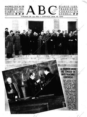 ABC MADRID 26-01-1949 página 1