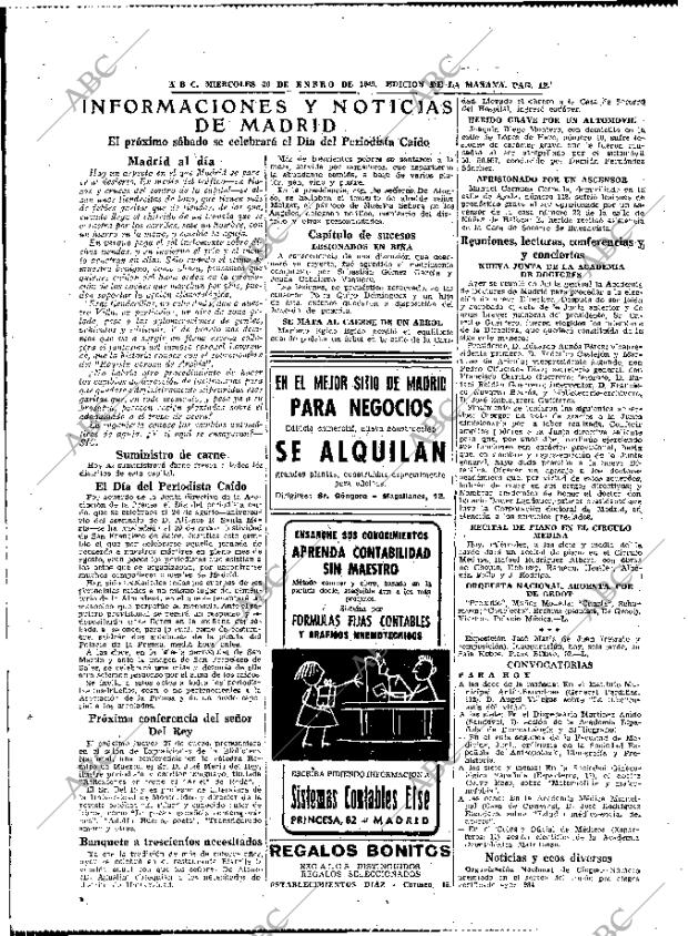 ABC MADRID 26-01-1949 página 12