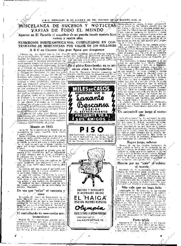 ABC MADRID 26-01-1949 página 15