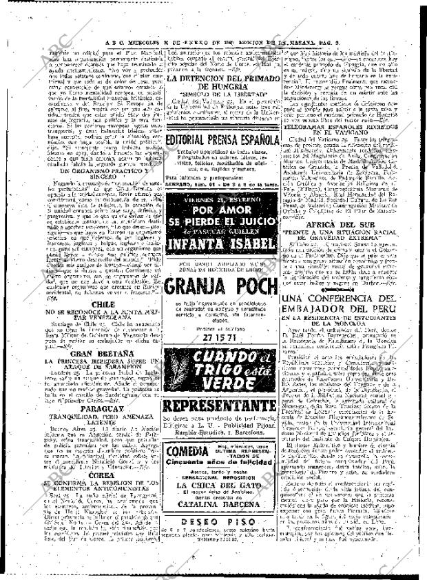 ABC MADRID 26-01-1949 página 9
