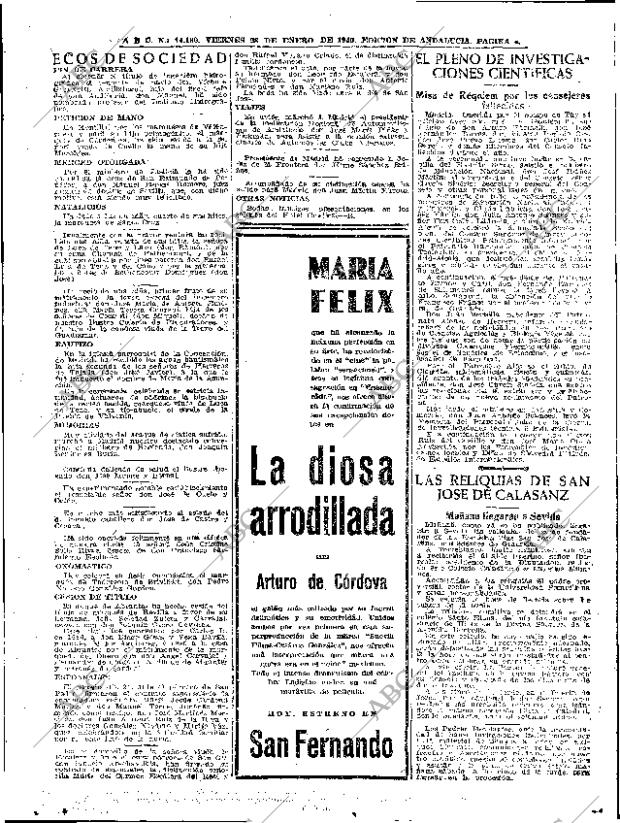 ABC SEVILLA 28-01-1949 página 4