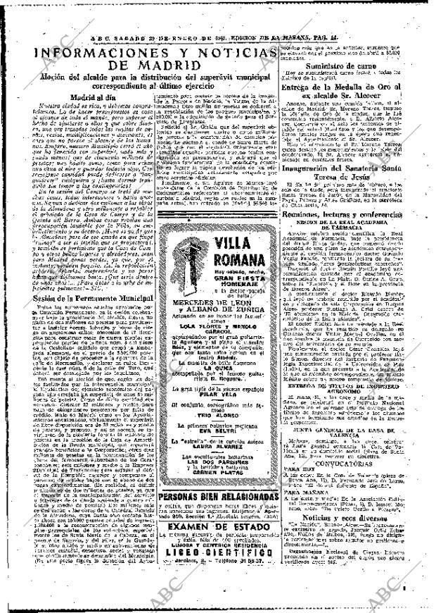 ABC MADRID 29-01-1949 página 14