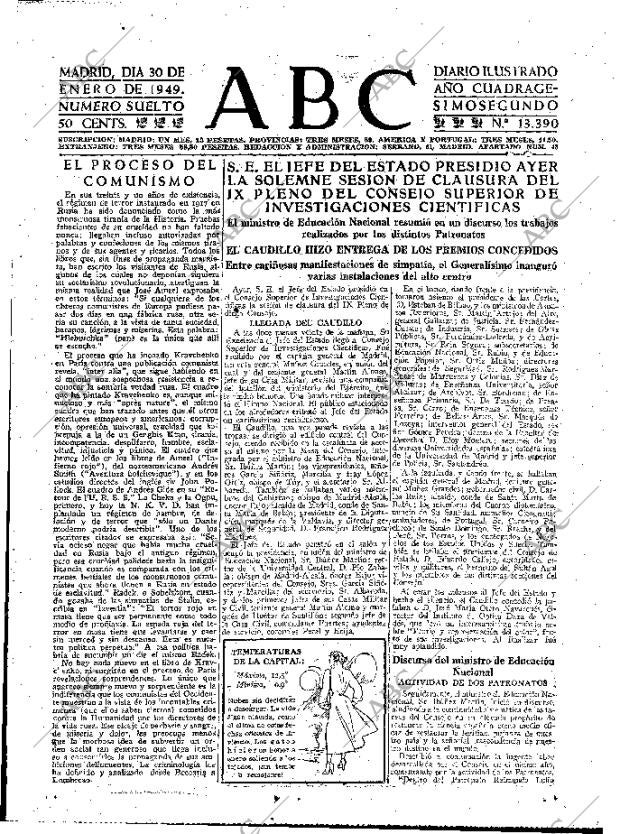 ABC MADRID 30-01-1949 página 15