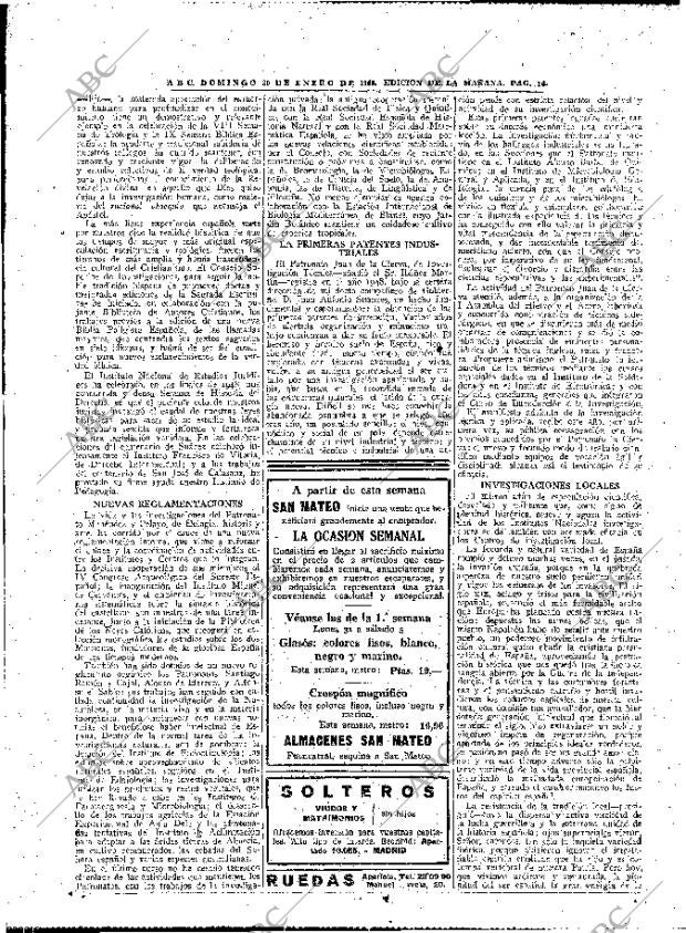 ABC MADRID 30-01-1949 página 16