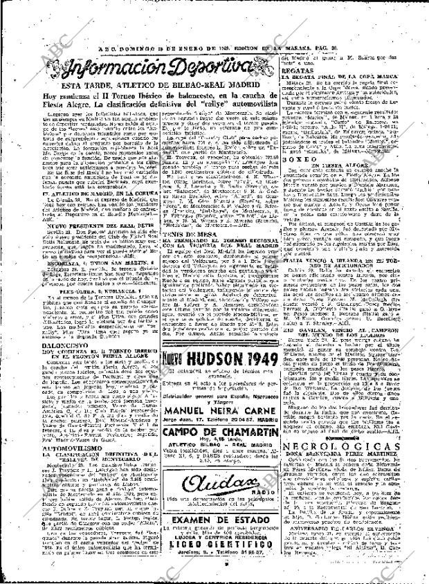 ABC MADRID 30-01-1949 página 30