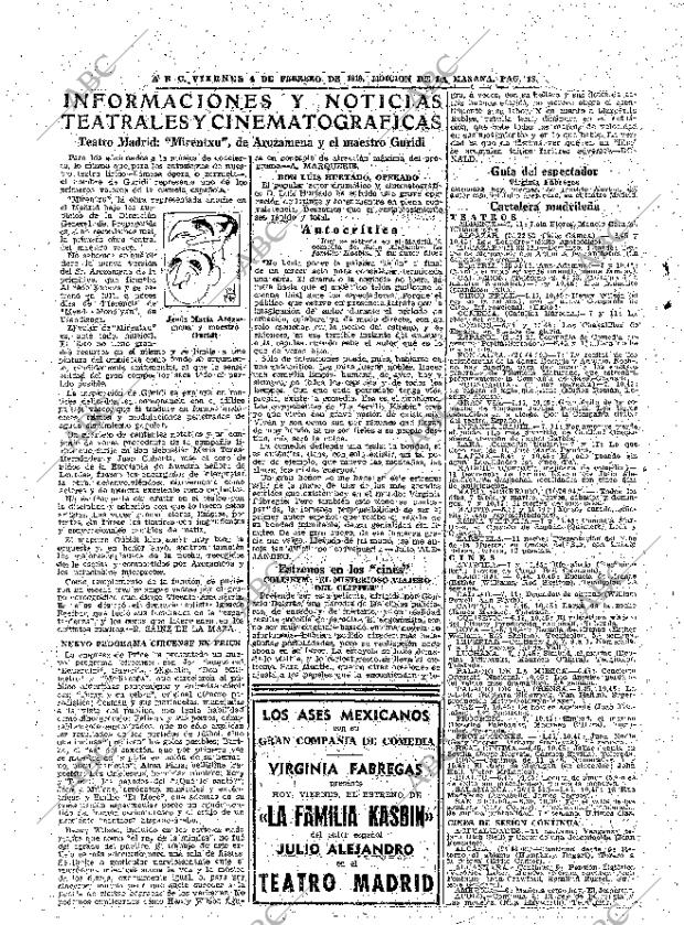 ABC MADRID 04-02-1949 página 18