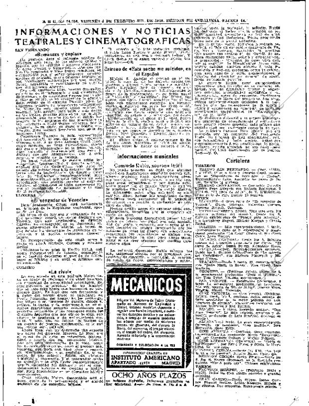 ABC SEVILLA 04-02-1949 página 14