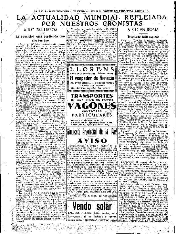 ABC SEVILLA 06-02-1949 página 11