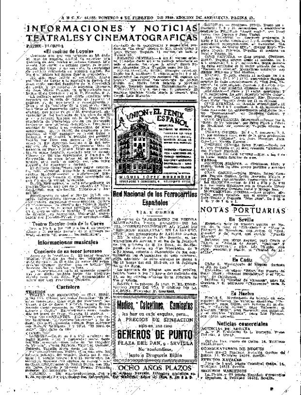 ABC SEVILLA 06-02-1949 página 17