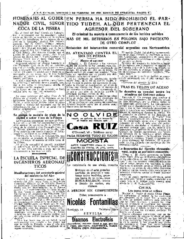 ABC SEVILLA 06-02-1949 página 9