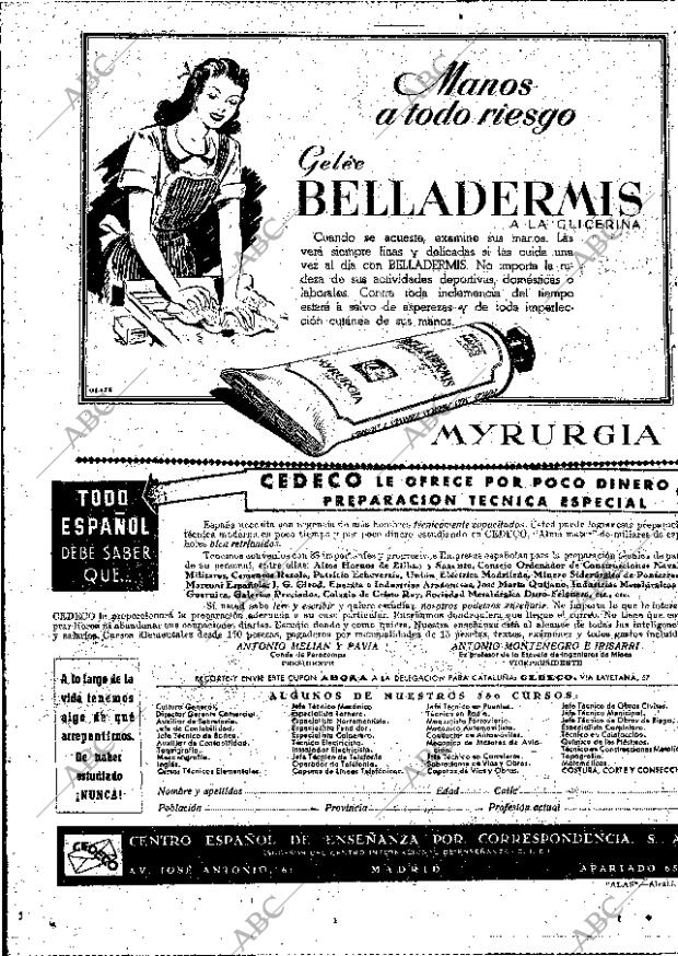 ABC MADRID 08-02-1949 página 2